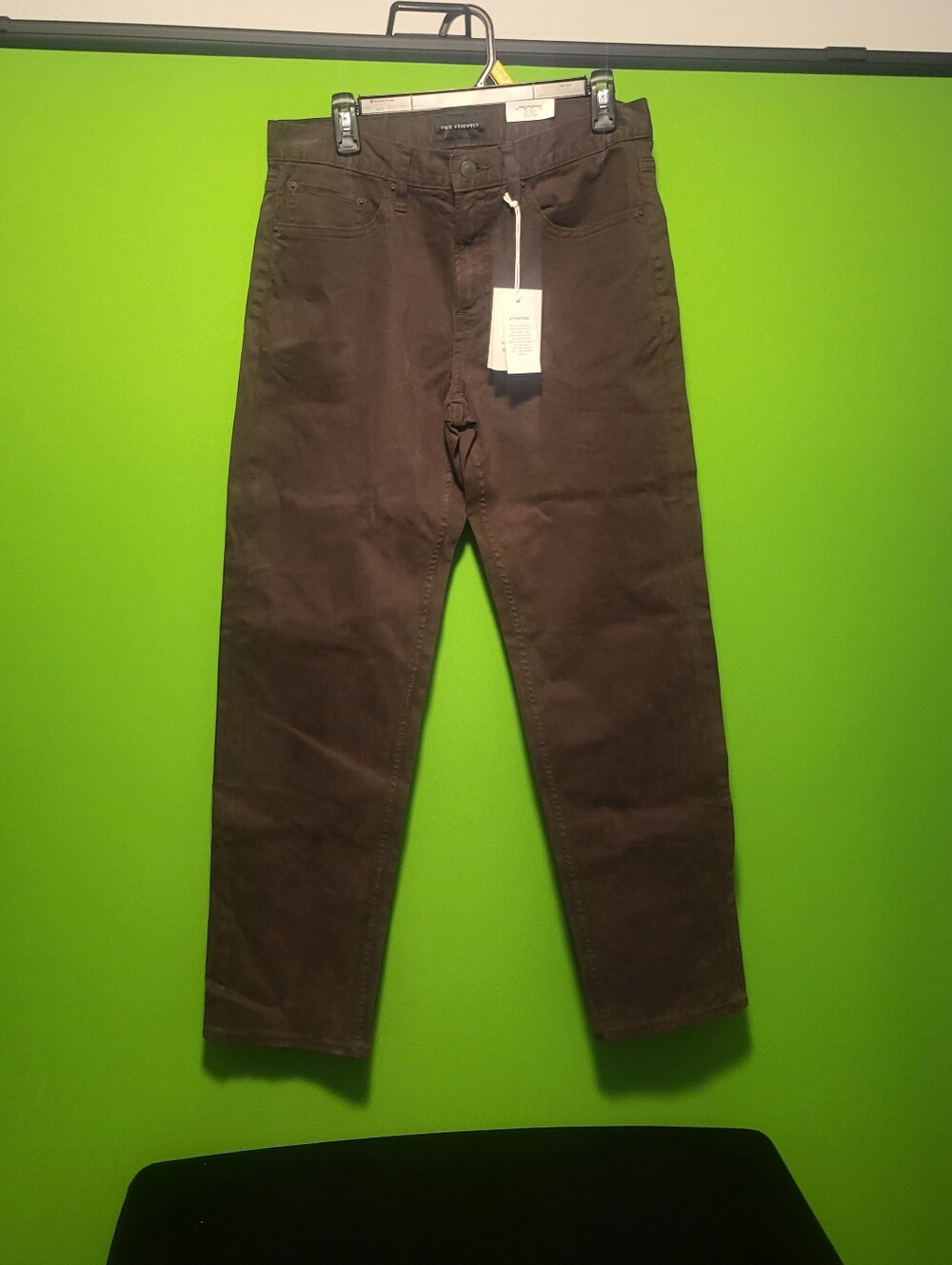 Men's Brown Casual Pants Free Assembly Size 32 X 32